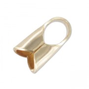 Chiudicordoncini per cordon mm. 4 Gold filled x2|raw }}