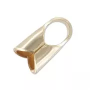 Chiudicordoncini per cordon mm. 4 Gold filled x2