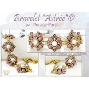 Perle di vetro Samos® by Puca® 7x5 mm - Stardust Beige x10g