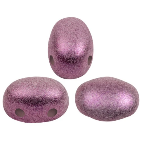 Perle di vetro Samos® by Puca® 7x5 mm - Stardust Amethyst x10g