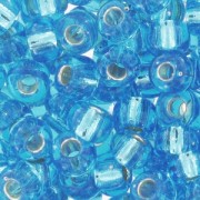 Rocaille Miyuki 8/0 2429 - Dark Aqua Silverline