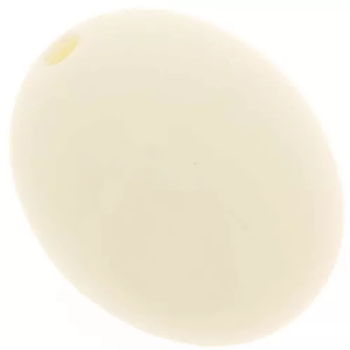 Perle in resina opaca 14x11 mm - Ecru x6