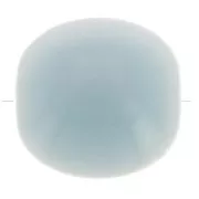 Blu - Perles plates - carré arrondi - en résine opaque 16 mm - Bleu fumé x5 Perles plates - carré arrondi - en résine opaque 16 mm - Bleu fumé x5