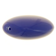 Perline piatte - quadrate arrotondate - resina opaca 16 mm - blu duro x5