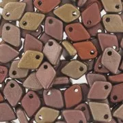 Dragon Scale Bead 1.5x5 mm Bronze Mix x5g