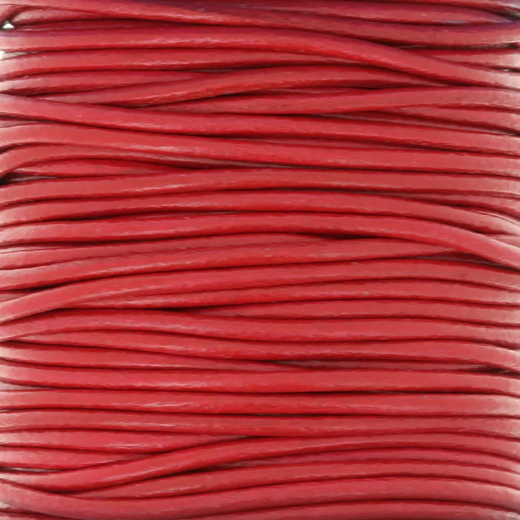 Cordino In Cuoio Naturale Miele - Spessore 2 Mm, Bobina Da 5 Metri Per Lavori Creativi