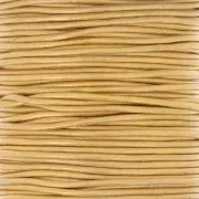 Cordon cuir européen 2 mm - Bronze x1m