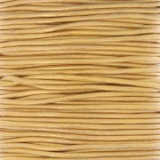 Cordoncino europeo in pelle 1,5 mm - Oro x1m