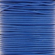 Cordoncino europeo in pelle 1 mm - blu duro x1m|raw }}