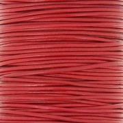 Cordoncino europeo in pelle 1 mm - Rosso x1m|raw }}