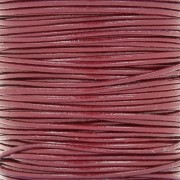 Cordoncino europeo in pelle 1 mm - Bordeaux x1m|raw }}