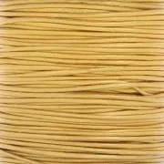 dorato - Cordon en cuir européen 1 mm - Doré x1m Cordon en cuir européen 1 mm - Doré x1m