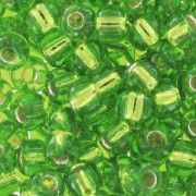 Rocaille Miyuki 8/0 2423 - Lime Silverline|raw }}