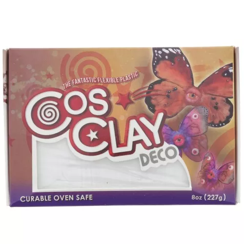 Pasta polimerica Cosclay Deco - Bianco x227g