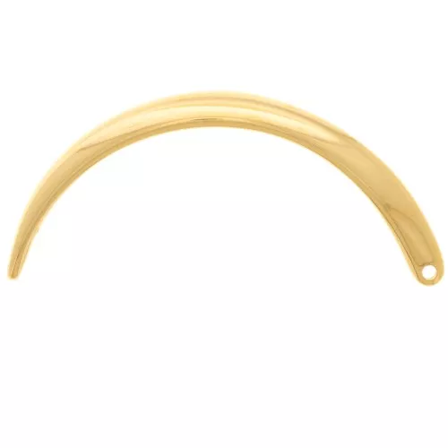 Distanziatore design per bracciale 70x8,5 mm - Dorato con oro fino x1