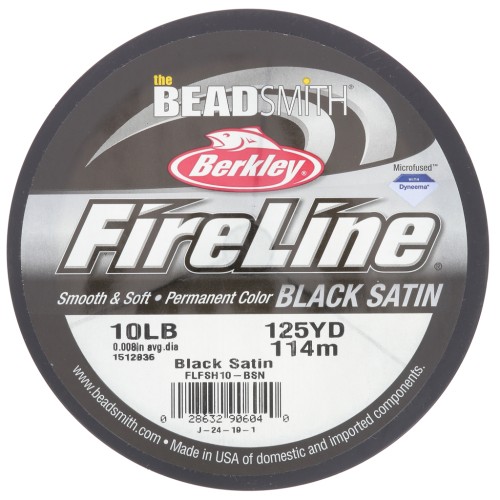 Filo Fireline - Treccia fusibile 0,17 mm (10LB) - Nero satinato x114m