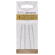 Aghi molto spessi con cruna riformabile 0,60 mm - Beadsmith x4|raw }}