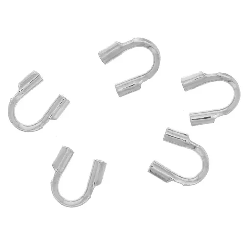 Protezioni per fili 0,7 mm - Argento x20