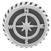 Passante doppia bussola 11x15 mm per puntali da 4,5 mm - acciaio inox 304L x1