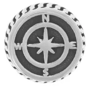 Passante doppia bussola 11x15 mm per puntali da 4,5 mm - acciaio inox 304L x1