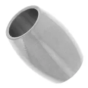 Perle di oliva a foro largo 9x6,5 mm - acciaio inox 304L x5