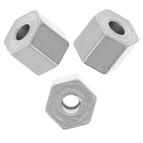 Perle di dado - 5x4 mm - acciaio inox 304L x5