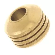 Rondella nervata - 6x5 mm - acciaio inossidabile 304L Dorato x1