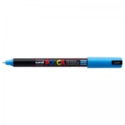 Pennarello Posca punta calibrata extra-fina 0.7 mm Blu chiaro|raw }}