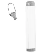 Pendente tubo pendente svitabile con finiture 45x8 mm-acciaio inossidabile 304L x1