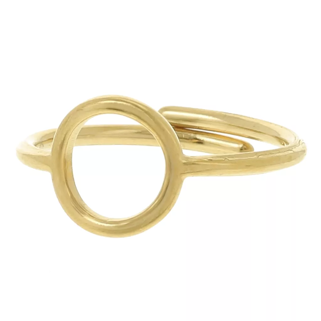 Set Di 3 Anelli In Acciaio Inossidabile, Anello Antistress Girevole Con Perline, Regolabile Per Donna