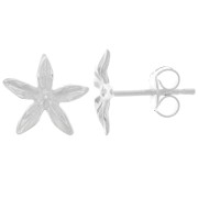 Orecchini a fiore 10 mm - Argento 925 x2|raw }}