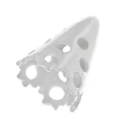 Fermaciondolo PureCrystal per 6000 mm.15x7.5 Argento 925 x1