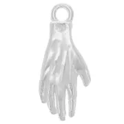 Pendente a mano 18x7 mm - motivo occhi - Argento 925 x1