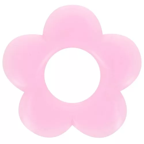 Pendente a forma di fiore da 21 mm in resina opaca - Rosa x1
