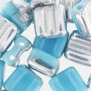 Groovy Tiles 6 mm Turchese Argento x20