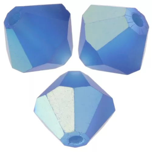 Biconi Preciosa - Rondelle 6 mm - Capri Blue AB opaco x12