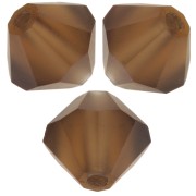 Preciosa Biconi - Perline 6 mm - Topazio fumé opaco x12