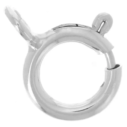 Chiusura a molla da 5,5 mm con anello aperto - Argento 925 x1