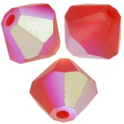 Perline Preciosa Biconi - Perline 6 mm - Light Siam AB opaco x12|raw }}