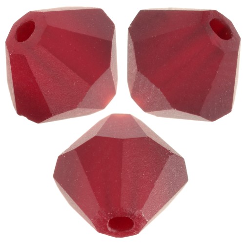 Preciosa Biconi - Perline 6 mm - Siam opaco x12