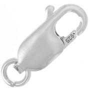 Chiusura aragosta allungata 13,5 mm - Argento 925 x1