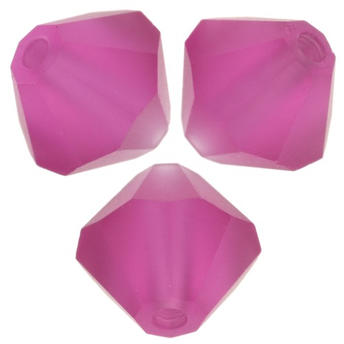 Preciosa Biconi - Perline 6 mm - Fucsia Matt x12