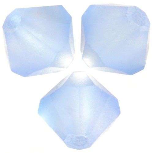 Perline Preciosa Biconi - Perline 6 mm - Zaffiro chiaro opaco x12