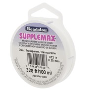 Filo di nylon invisibile - Cordone illusorio Supplemax 0,30 mm - Trasparente x100m|raw }}