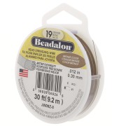 Cavetto 19 fili 0,30 mm - Beadalon - Bronzo x9,2m