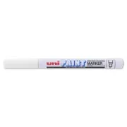Pennarello pittura ad olio Uni Paint punta ultra-fina 0.8 mm Bianco