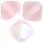 Preciosa Biconi - Perline rondelle 6 mm - Rosa chiaro AB Matt x12