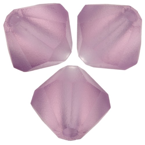 Preciosa perline Biconi - Perline 6 mm - Ametista chiaro opaco x12