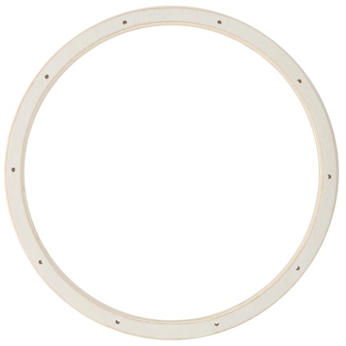 Cerchio di legno da 22 cm con fori per cellulare - Naturale x1
