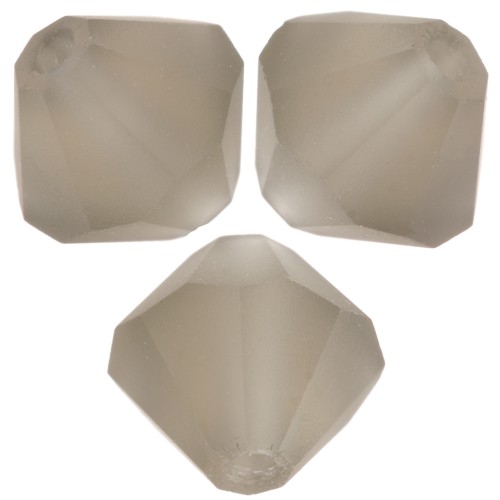 Perline Preciosa Biconi - Perline 6 mm - Black Diamond Matt x12